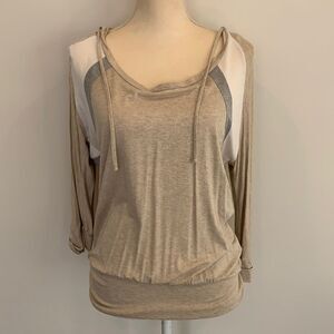 Ella Moss Color Block Hooded Top